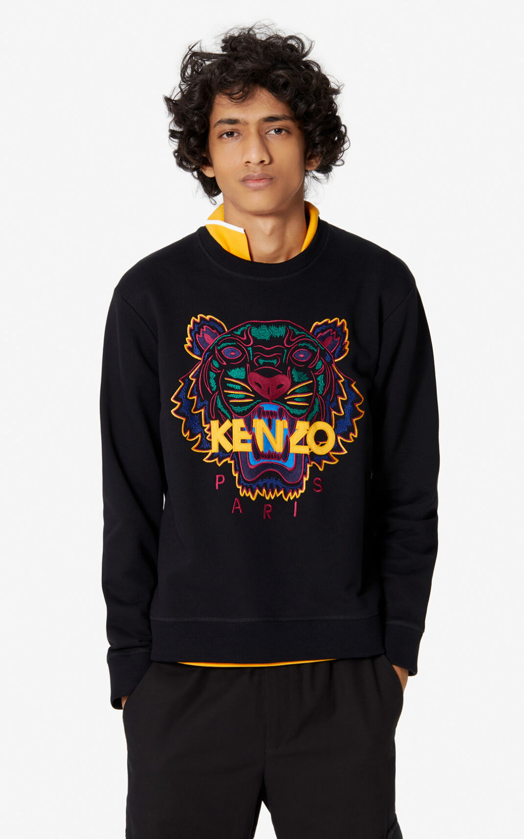 Kenzo Tiger Melegítő Felső Férfi Fekete | ID.970352